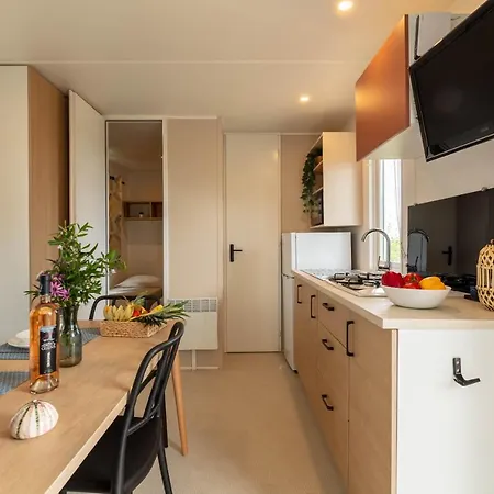 L'olivier, Mobil-home Climatise Avec Vue Exceptionnelle Semesterbostad Hyères