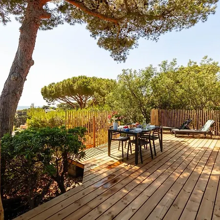 L'olivier, Mobil-home Climatise Avec Vue Exceptionnelle Ιέρ